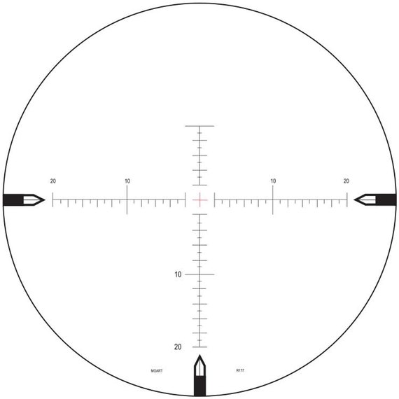 Прицел Nightforce ATACR 5-25x56, ZeroS,0.250MOA, сетка MOAR-T (C555), изображение 3