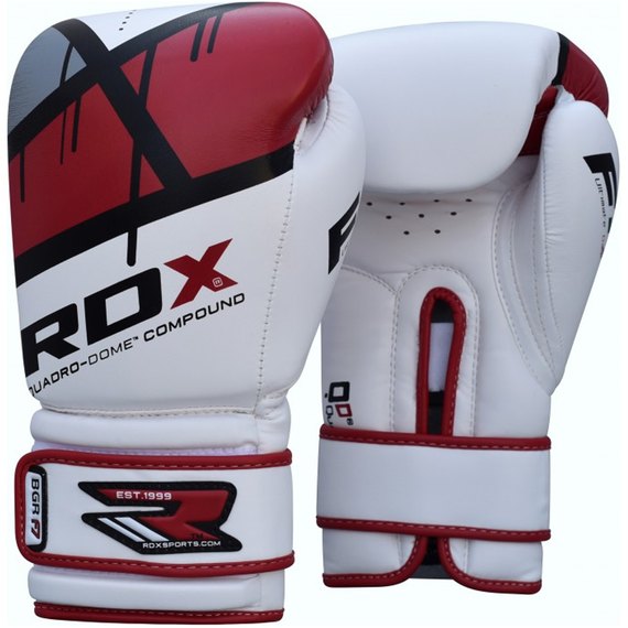 Боксерские перчатки RDX Rex Leather Red 10 ун. (897_10128)