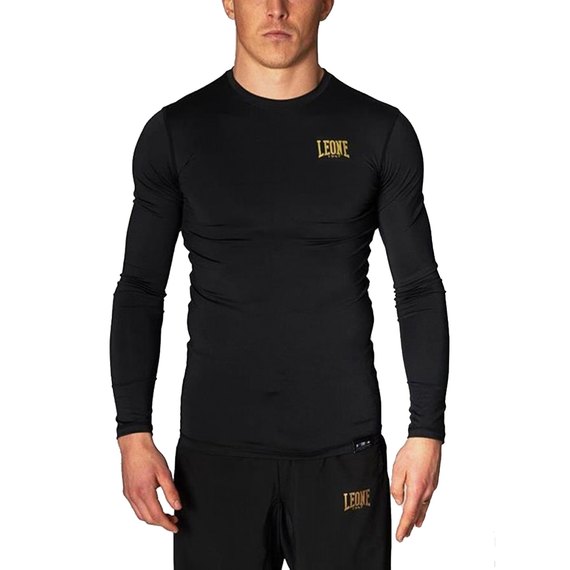 Рашгард з довгим рукавом Leone Black / Gold XL (2581_500105), Розмір: XL