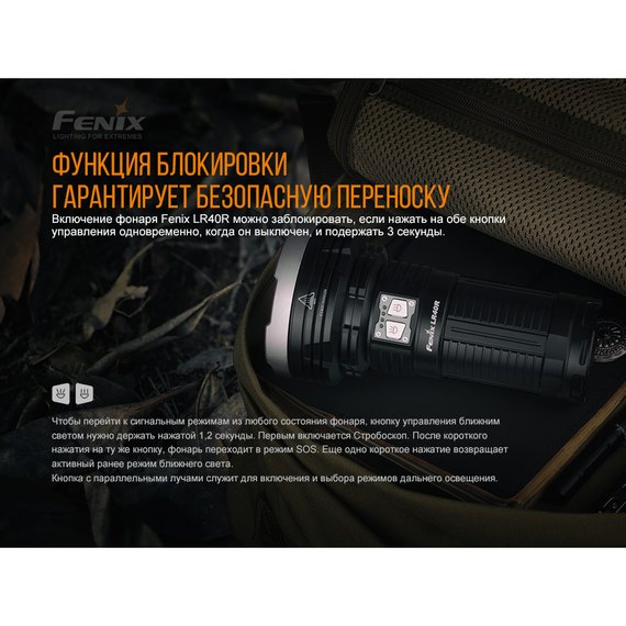 Ліхтар ручний Fenix LR40R, зображення 14