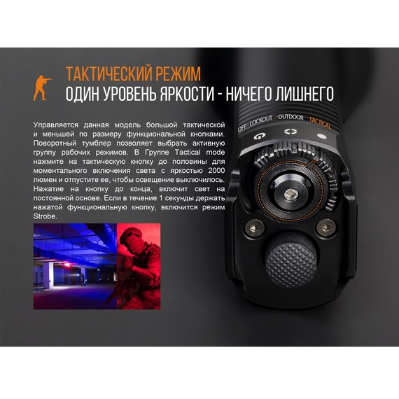 Фонарь ручной Fenix TK35UE 2018 Cree XHP70 HI (TK35UE2018), изображение 11