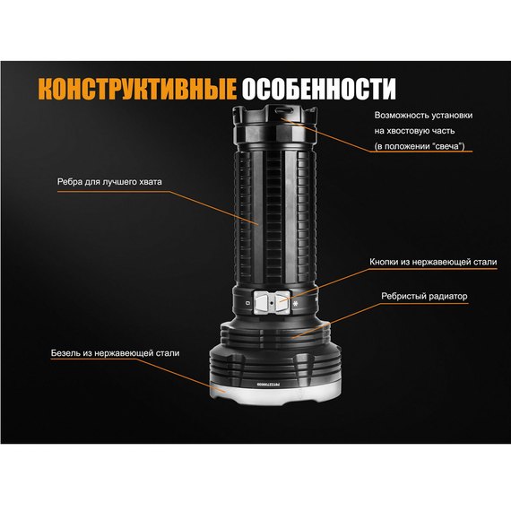 Фонарь ручной Fenix TK75 2018 Cree XHP35 HI (TK752018), изображение 14