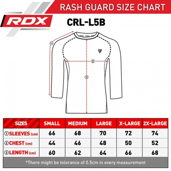 Рашгард с длинным рукавом RDX Lycra Black XL (2689_40281), Размер: XL, изображение 7