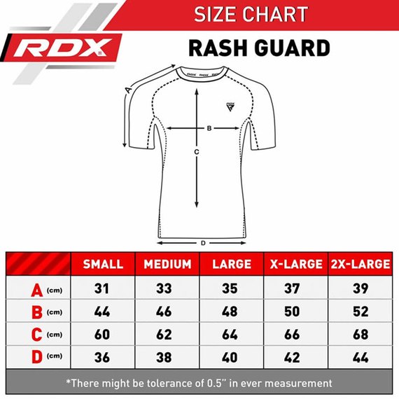 Рашгард с коротким рукавом RDX Lycra Black 2XL (2685_40283), Размер: 2XL, изображение 7