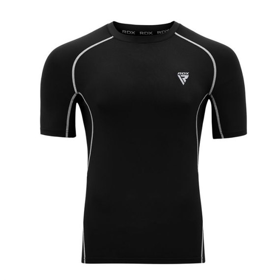 Рашгард с коротким рукавом RDX Lycra Black L (2683_40283), Размер: L, изображение 4