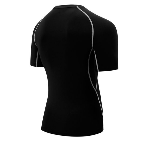 Рашгард с коротким рукавом RDX Lycra Black XL (2684_40283), Размер: XL, изображение 2