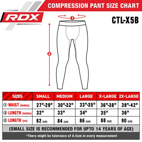 Штаны компрессионные RDX Lycra Black L (2693_40282), Размер: L, изображение 6