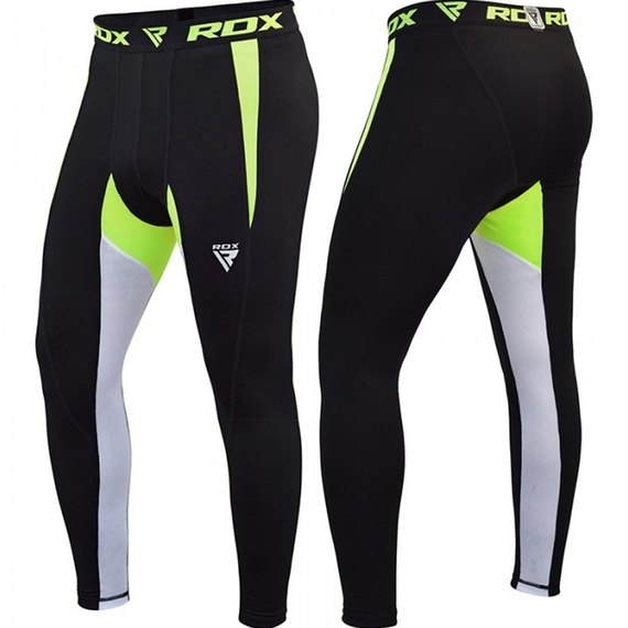 Штаны компрессионные RDX Lycra Green M (1750_40246), изображение 3