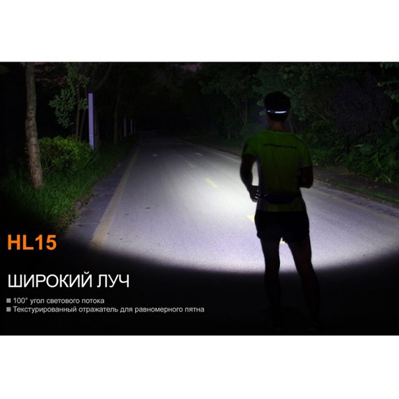 Ліхтар налобний Fenix HL15bl синій, зображення 12