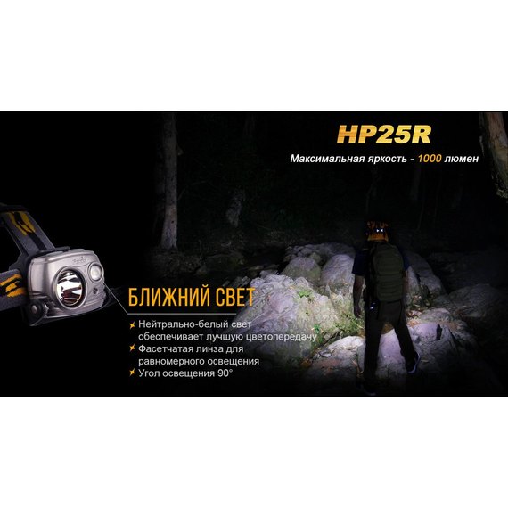 Фонарь налобный Fenix HP25R, изображение 8
