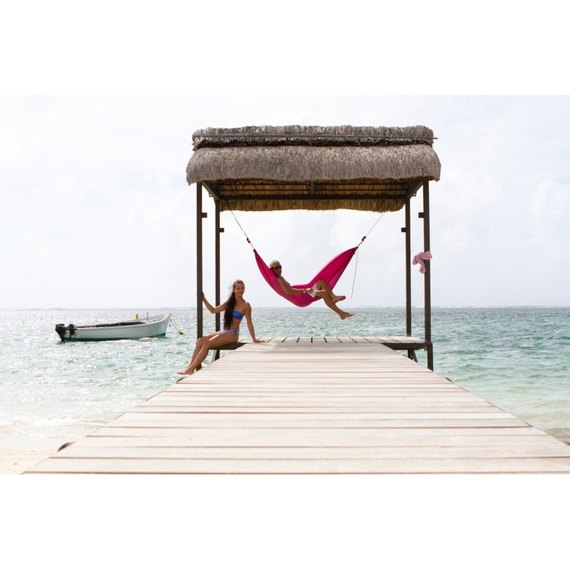 Одноместный туристический гамак La Siesta Colibri fuchsia CLH15-7, Цвет: Розовый, изображение 6