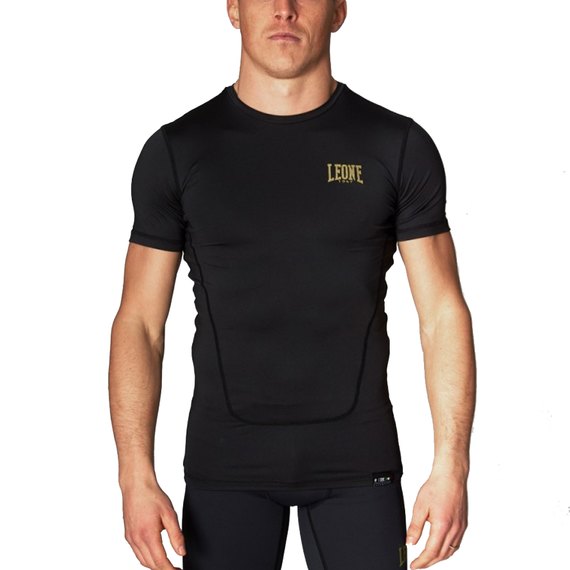 Рашгард з коротким рукавом Leone Black / Gold XL (2756_500127), Розмір: XL