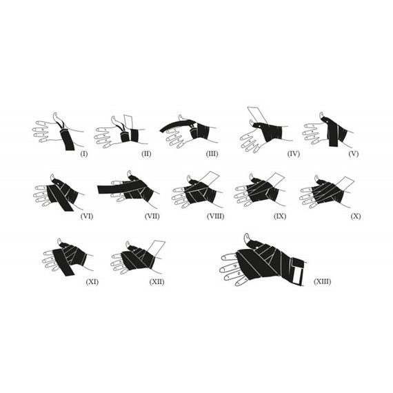 Бинты боксерские Leone Black 3,5 м (2596_500116), Цвет: Чёрный, изображение 7