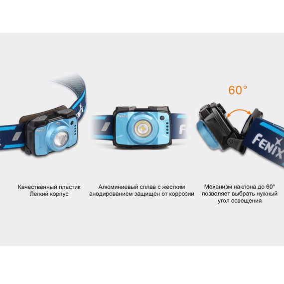 Фонарь налобный Fenix HL12Rg серый, изображение 11