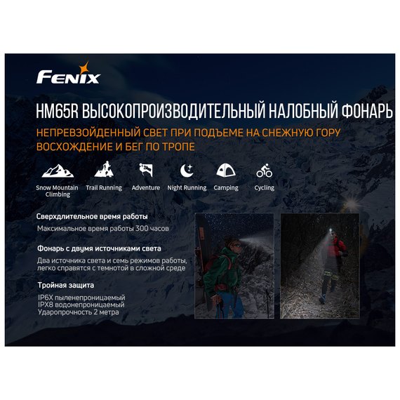 Налобный фонарь Fenix HM65R, изображение 10