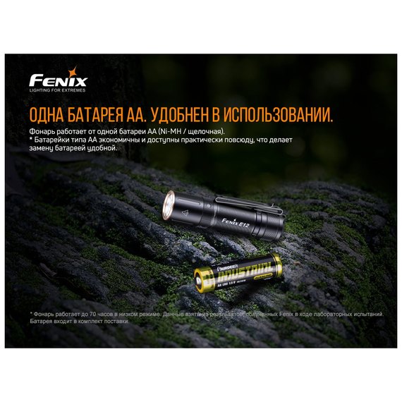 Ліхтар ручний Fenix E12 V2.0 (E12V20), зображення 13