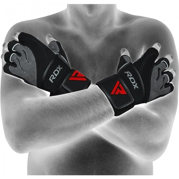 Перчатки для фитнеса RDX Pro Lift Black M (337_20104), Размер: M, изображение 6