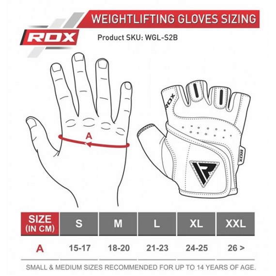 Перчатки для фитнеса RDX S2 Leather Black XL (2550_40277), Размер: XL, изображение 9