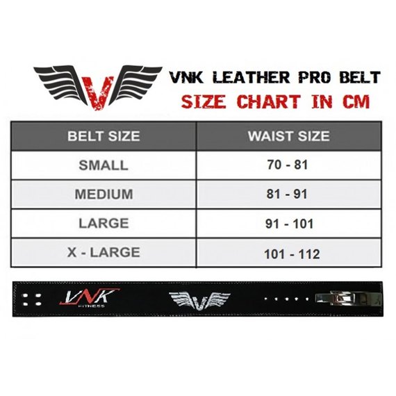 Пояс для тяжелой атлетики VNK Leather Pro L (2224_60074), Размер: L, изображение 6