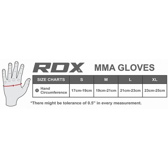 Снарядные перчатки, битки RDX Leather S (23_10203), Размер: S, изображение 8