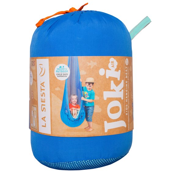 Детский стул-гамак La siesta Joki air moby JAD90-33, Цвет: Синий, изображение 6