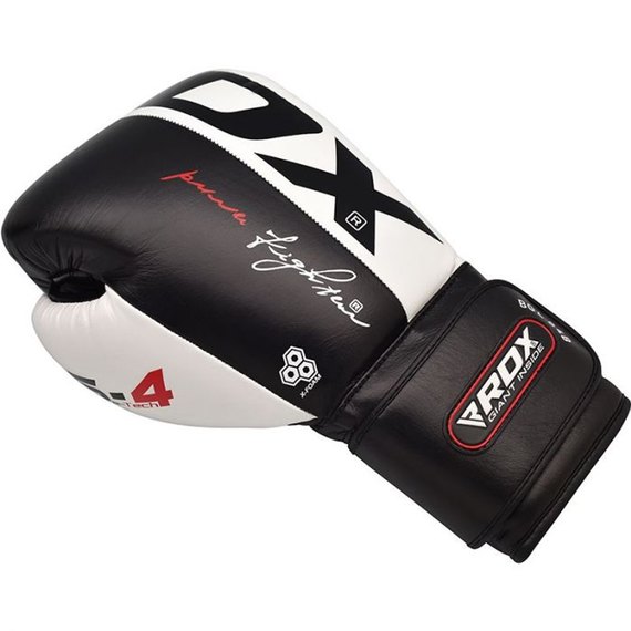 Боксерські рукавички RDX Black Pro, 14 ун. (2853_40286), Вага: 14 унцій, зображення 2