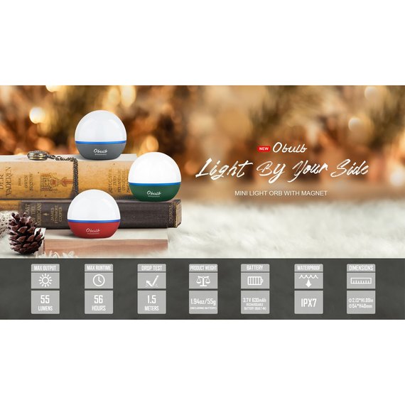 Фонарь Olight Obulb Grey, Цвет: Серый, изображение 14