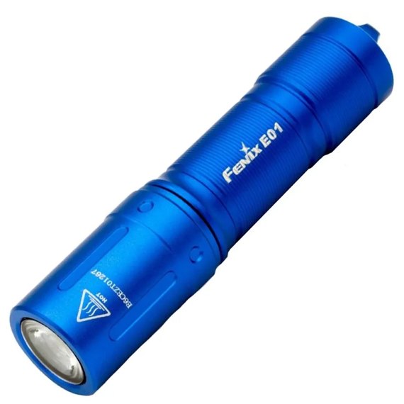 Фонарь ручной Fenix E01 V2.0 голубой (E01V20blue)