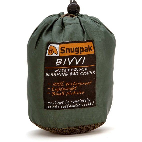 Чехол для спальника Snugpak Bivvi Bag защитный на спальный мешок 225x80 olive (1568.10.16), изображение 5