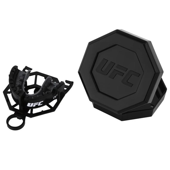 Капа для бокса OPRO Gold Braces UFC (возраст 11+) Hologram Black Metal/Silver (art.002262001), изображение 8