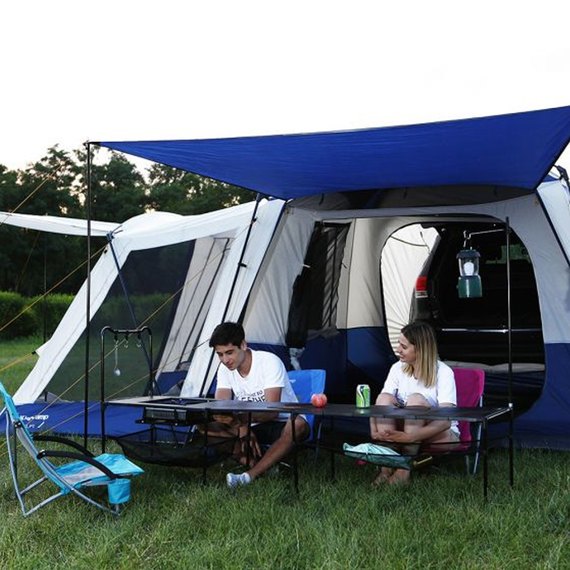 Палатка KingCamp Melfi Plus Blue/Beige KT4083, изображение 3