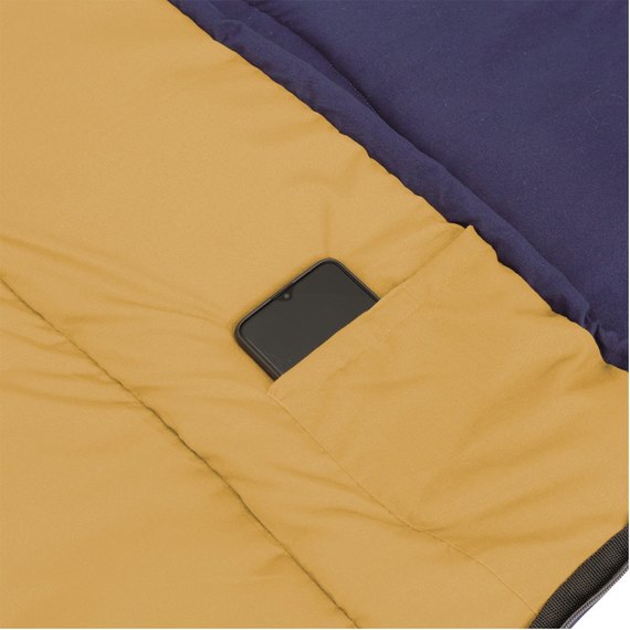 Спальный мешок Easy Camp Moon Double/+5°C Blue (Right) 928328, изображение 4