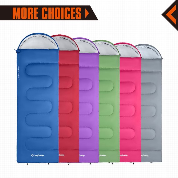Спальный мешок KingCamp Oasis 250XL L Blue KS3222, Цвет : Синий, изображение 3