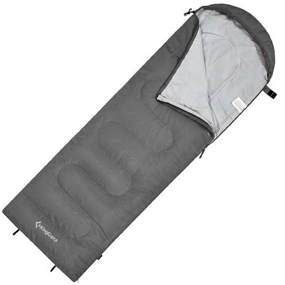Спальный мешок KingCamp Oasis 250XL L Mid grey KS3222, Цвет : Серый