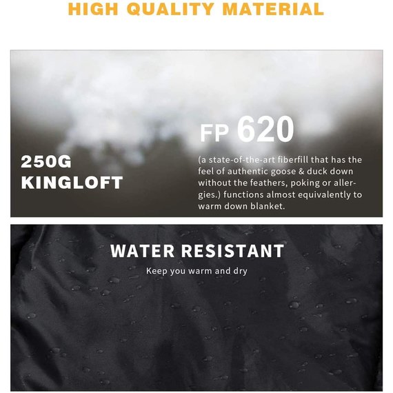 Спальный мешок KingCamp Smart 540 L Wine KS2013, Цвет : Красный, изображение 7