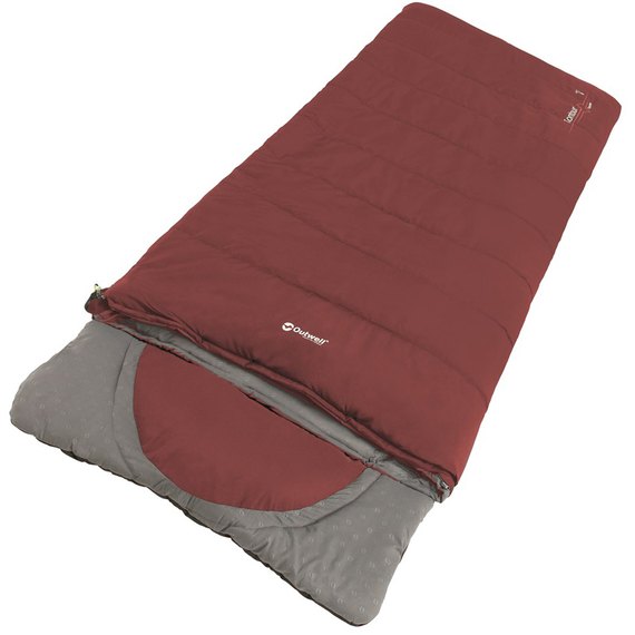 Спальный мешок Outwell Contour Lux Reversible/-3°C Red Left (230367) 928750, Размер в сложенном состоянии (Д×Ш×В): 42х24х24 см, Цвет : Красный