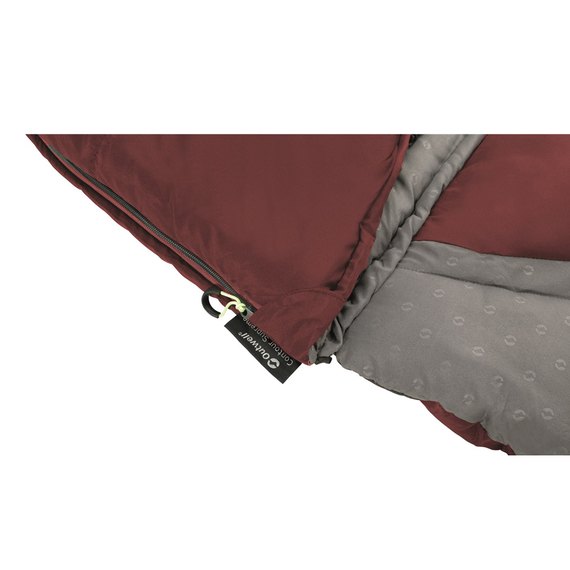 Спальный мешок Outwell Contour Lux Reversible/-3°C Red Left (230367) 928750, Размер в сложенном состоянии (Д×Ш×В): 42х24х24 см, Цвет : Красный, изображение 3