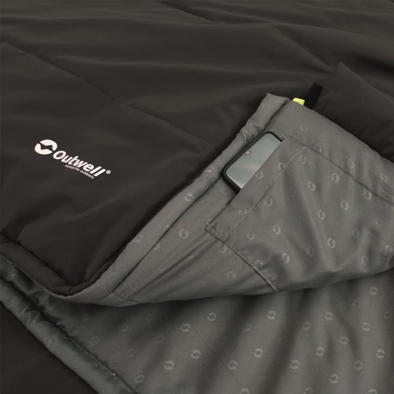 Спальный мешок Outwell Contour Reversible/+2°C Midnight Black (Right) 928322, изображение 4