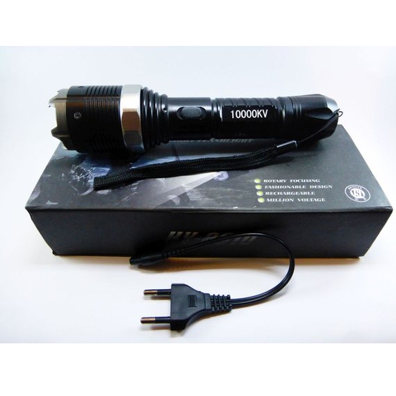 2 в 1 - Фонарь + Шокер Police 8810 с зумом, изображение 4