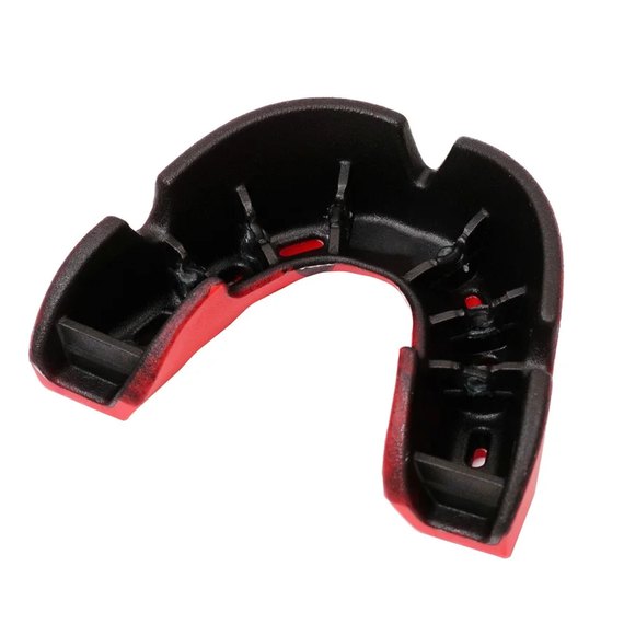 Капа для боксу OPRO Junior Silver UFC Hologram Red/Black (art.002265001), Колір: Червоний/Чорний, зображення 4