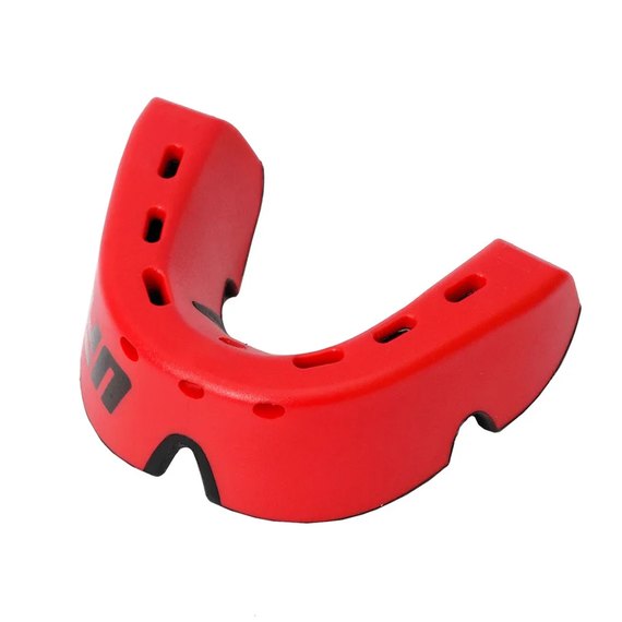 Капа для боксу OPRO Junior Silver UFC Hologram Red/Black (art.002265001), Колір: Червоний/Чорний, зображення 5