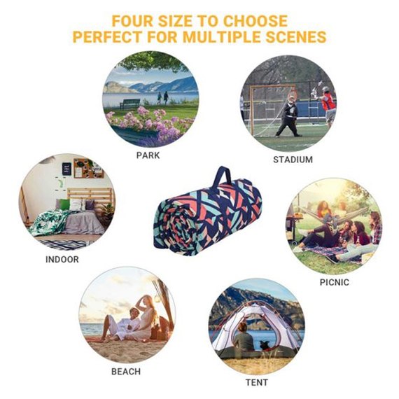 Пікніковий килимок KingCamp ARIEL PICNIC BLANKET XXL ROSERED KP2004, Колір: Рожевий, зображення 5