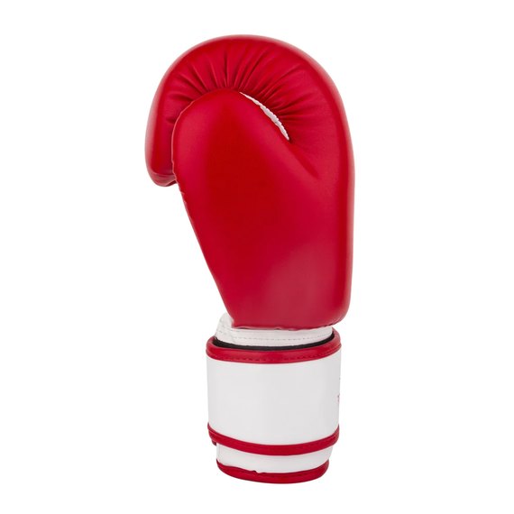 Боксерські рукавички PowerPlay 3004 JR Червоно-білі 8 ун (PP_3004JR_8oz_Red / White), Вага: 8 унцій, зображення 3