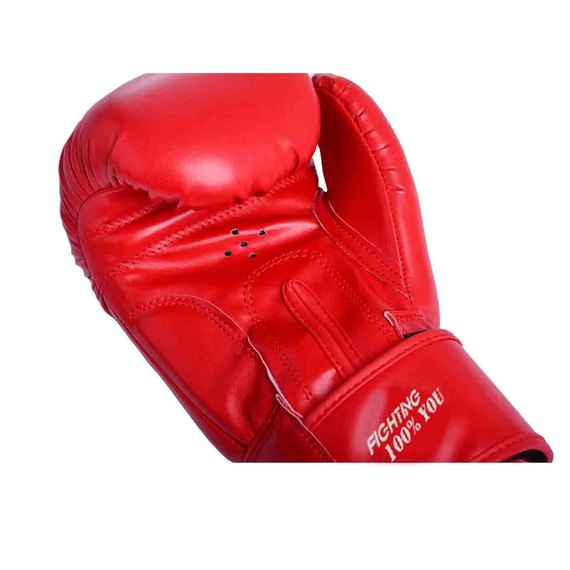 Боксерські рукавички PowerPlay 3004 Червоні 14 ун (PP_3004_14oz_Red), Вага: 14 унцій, зображення 3