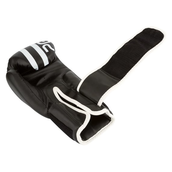 Боксерські рукавички PowerPlay 3010 Чорно-білі 14 ун (PP_3010_14oz_Black / White), Вага: 14 унцій, зображення 8