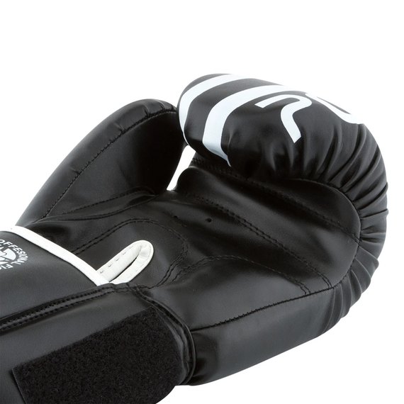 Боксерські рукавички PowerPlay 3010 Чорно-білі 10 ун (PP_3010_10oz_Black / White), Вага: 10 унцій, зображення 5