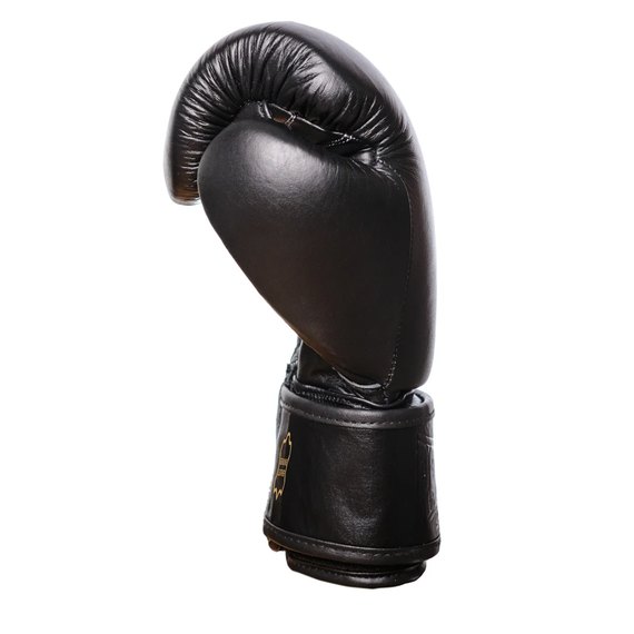 Боксерские перчатки PowerPlay 3014 Черные [натуральная кожа] 16 ун (PP_3014_16oz_Black), Вес: 16 унций, изображение 5
