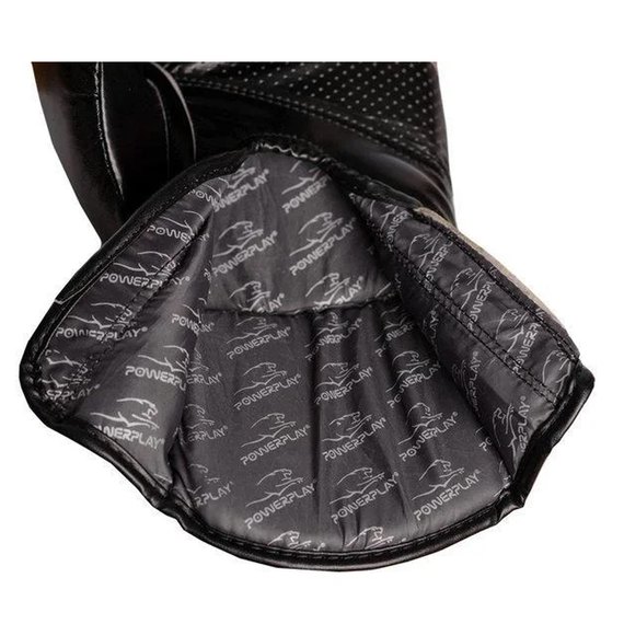Боксерські рукавички PowerPlay 3016 Чорно-помаранчеві 16 ун (PP_3016_16oz_Black / Orange), Вага: 16 унцій, зображення 3