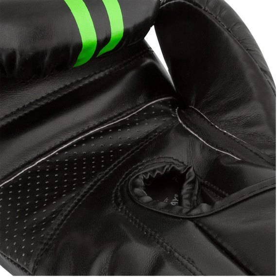 Боксерські рукавички PowerPlay 3016 Чорно-зелені 8 ун (PP_3016_8oz_Black / Green), Вага: 8 унцій, зображення 6