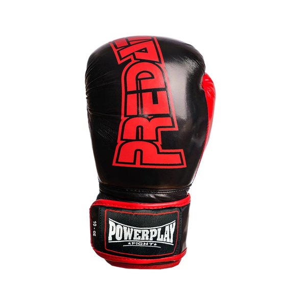 Боксерські рукавички PowerPlay 3017 Чорні карбон 14 ун (PP_3017_14oz_Black), Вага: 14 унцій, зображення 4